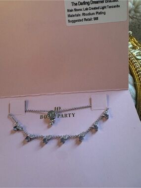 Darling Dreamer Lab-Created Tanzanite Silver Kids Bracelet
